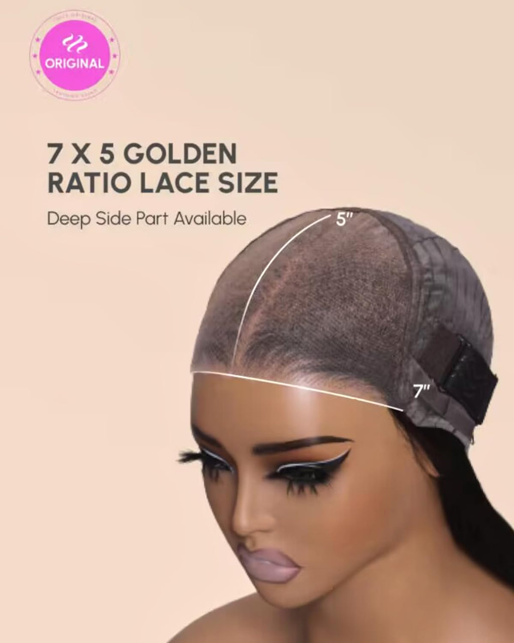 UNICE 10 inch Short Curly Bob Wig Human Hair Bye Bye Knots Glueless Wigs Pre Plucked Pre Cut Bleached Knots 7x5 Lace Closure Ready to Go Human Hair Bob Wig Ombre Brown Color