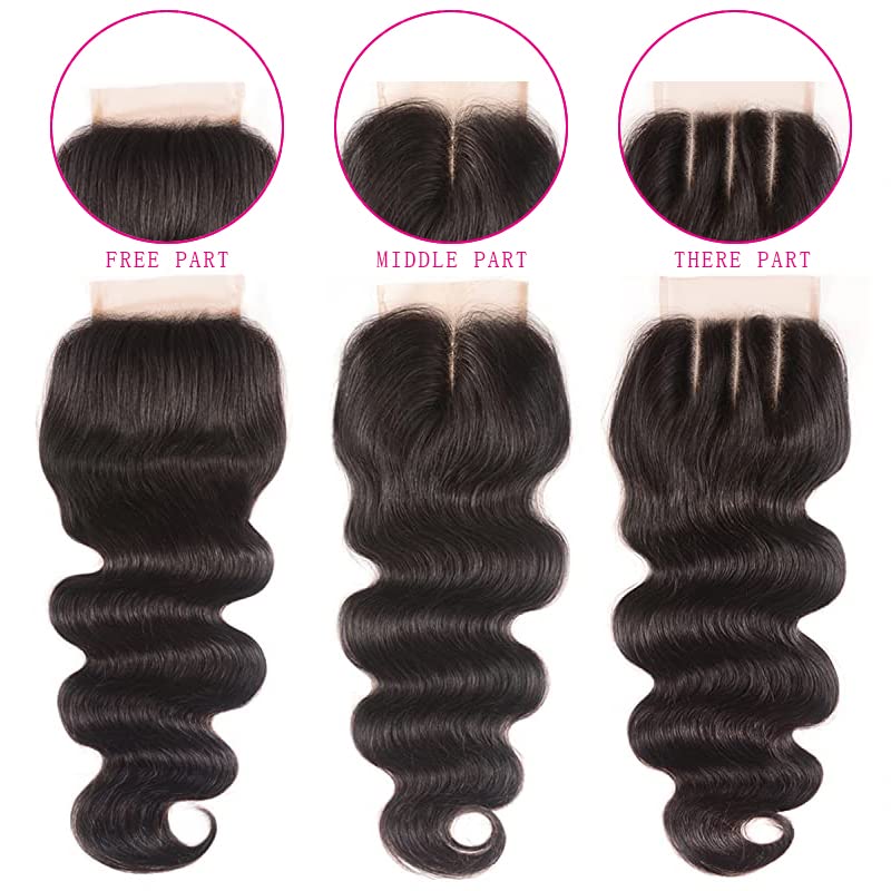 12A Human Hair Bundles 16 18 20 Inch Body Wave Bundles Human Hair 100% Unprocessed Brazilian Virgin Weave 3 Bundles Deals