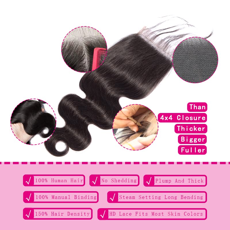 12A Human Hair Bundles 16 18 20 Inch Body Wave Bundles Human Hair 100% Unprocessed Brazilian Virgin Weave 3 Bundles Deals