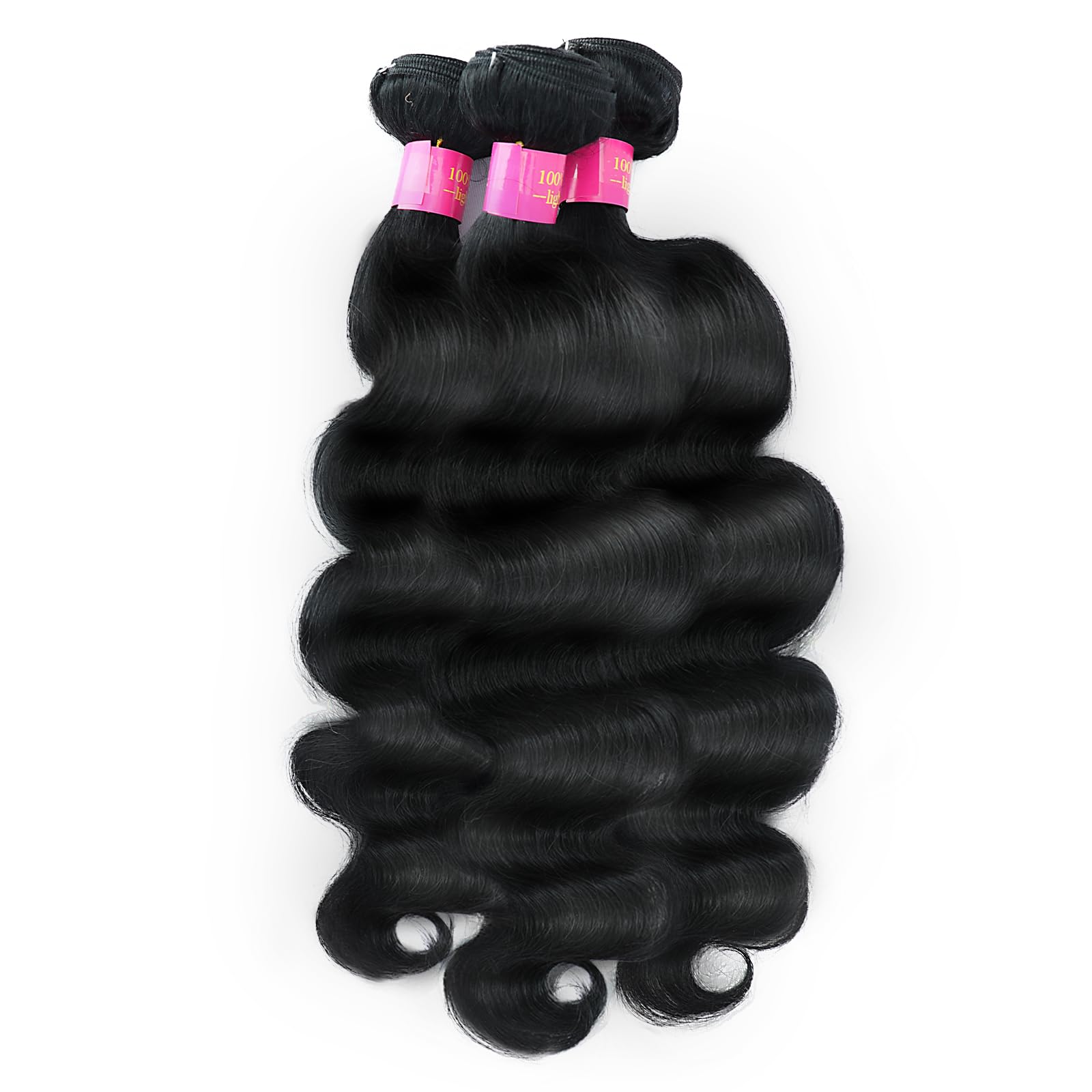 12A Human Hair Bundles Body Wave Bundles Human Hair 20 22 24 26 Inch 100% Unprocessed Brazilian Virgin Hair Body Wave 4 Bundles Human Hair Extensions for Women