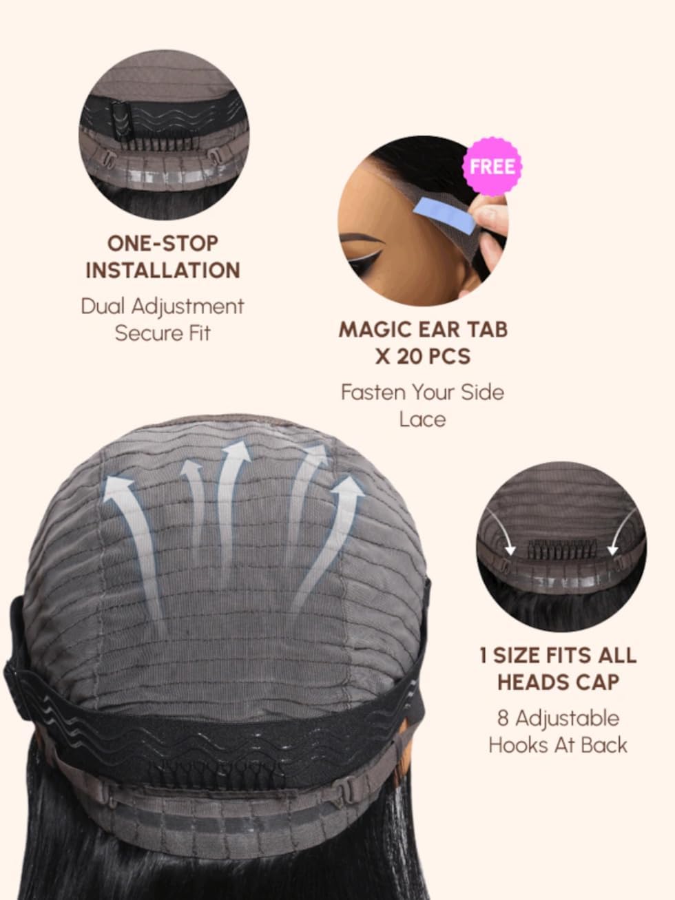UNICE 12 inch Loose Wavy Short Bob Wigs human Hair Chestnut Brown 13x4 HD Lace Front Glueless Wigs Human Hair Pre Plucked Pre Cut Lace Bleached Knots Ready to Wear Wig
