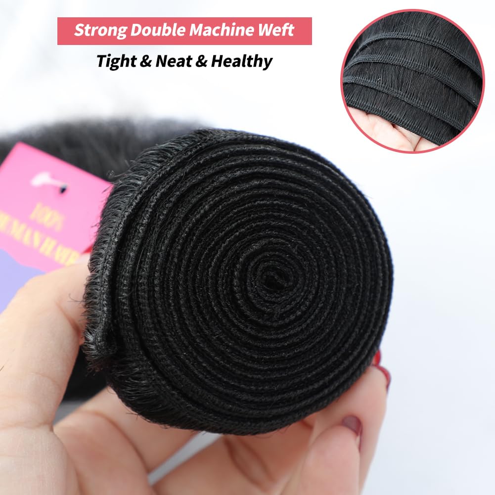 12A Human Hair Bundles Body Wave Bundles Human Hair 20 22 24 26 Inch 100% Unprocessed Brazilian Virgin Hair Body Wave 4 Bundles Human Hair Extensions for Women