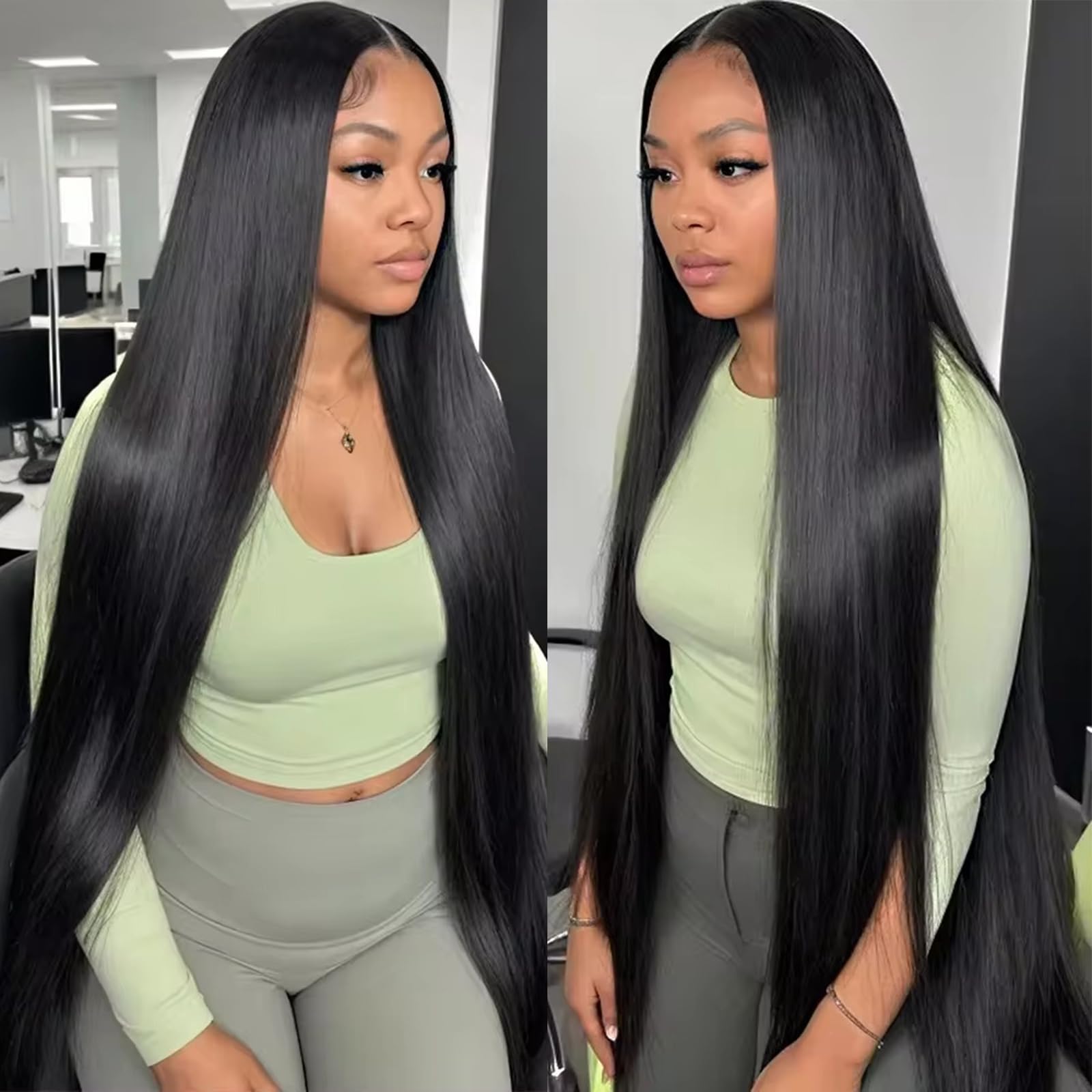 12A Human Hair Bundles 18 20 22 24 Inch 4 Straight Bundles Deals Human Hair 100% Unprocessed Brazilian Remy Virgin Hair Extensions Raw Quick Weave Sew In Glossy Billion Hair Bundles Natural Black