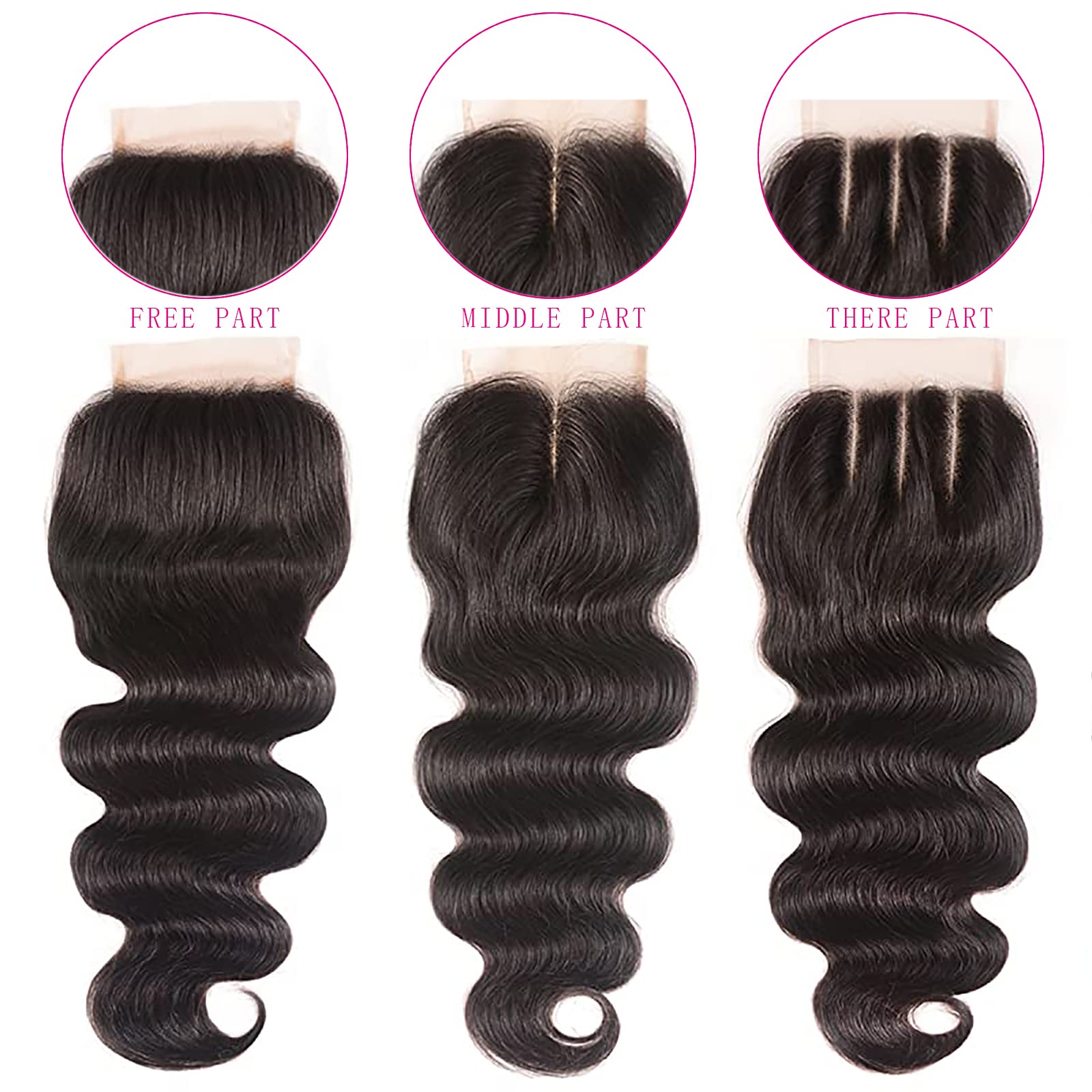 12A Human Hair Bundles 16 18 20 Inch Body Wave Bundles Human Hair 100% Unprocessed Brazilian Virgin Weave 3 Bundles Deals